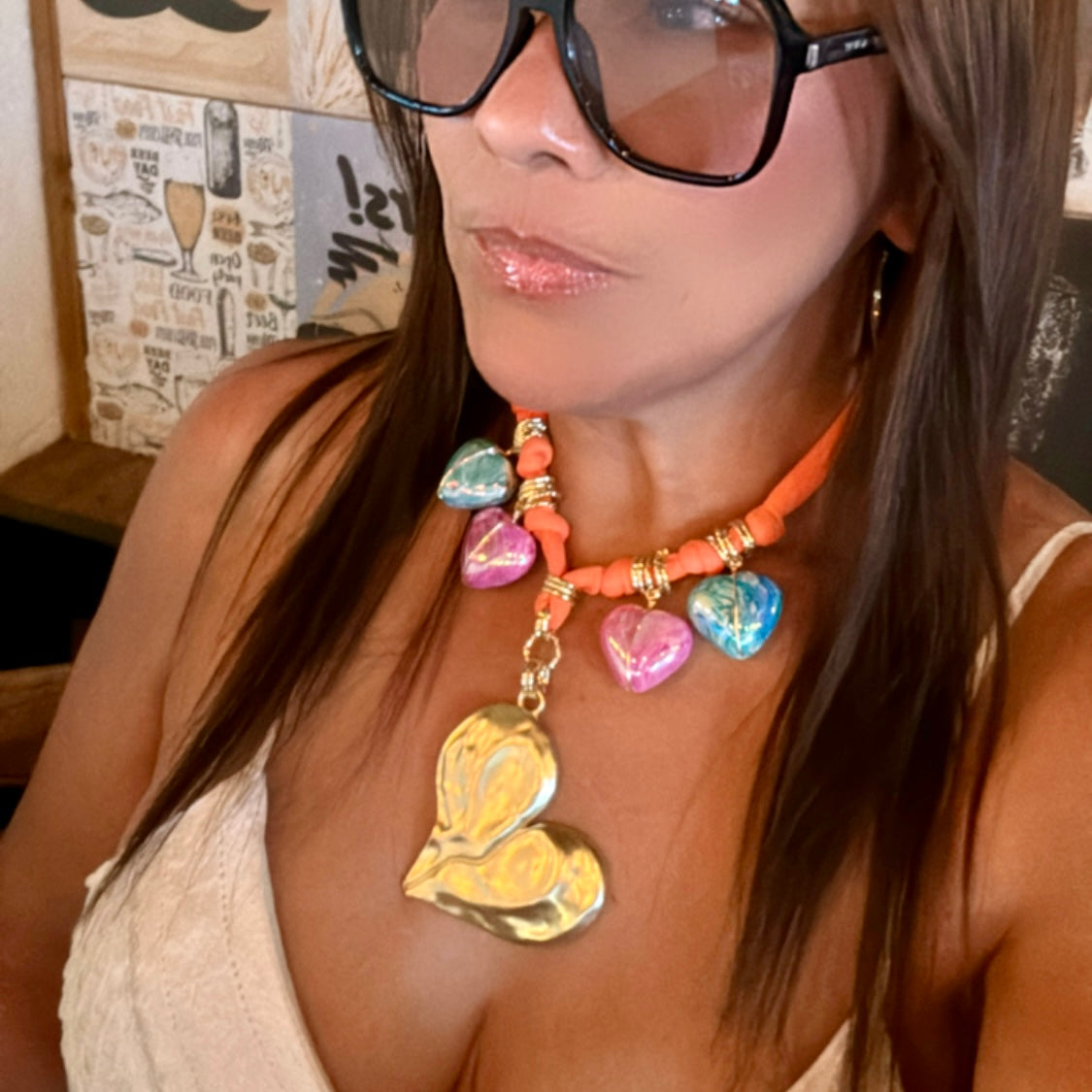 Ame heart necklace