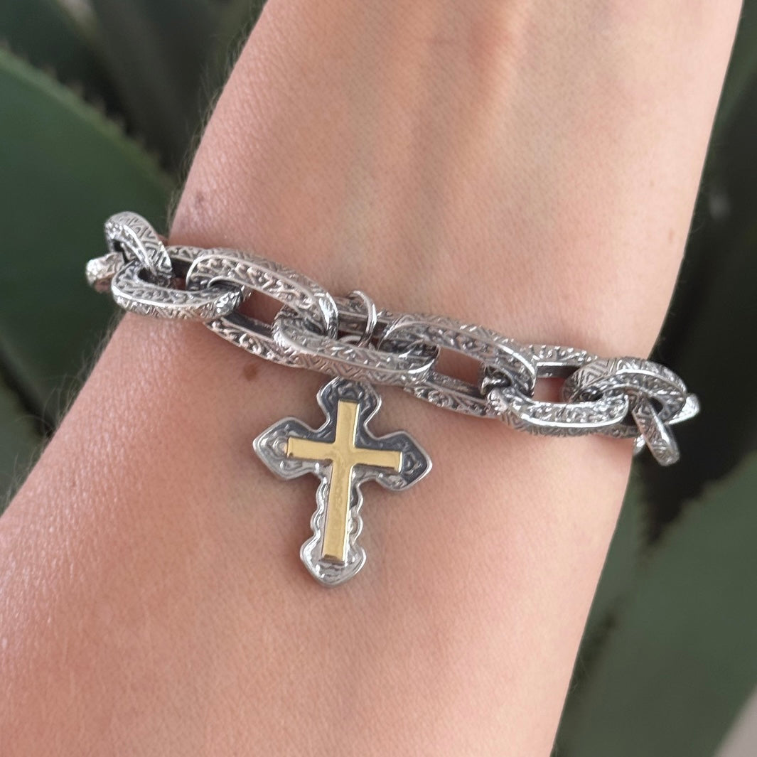 Italia cross bracelet