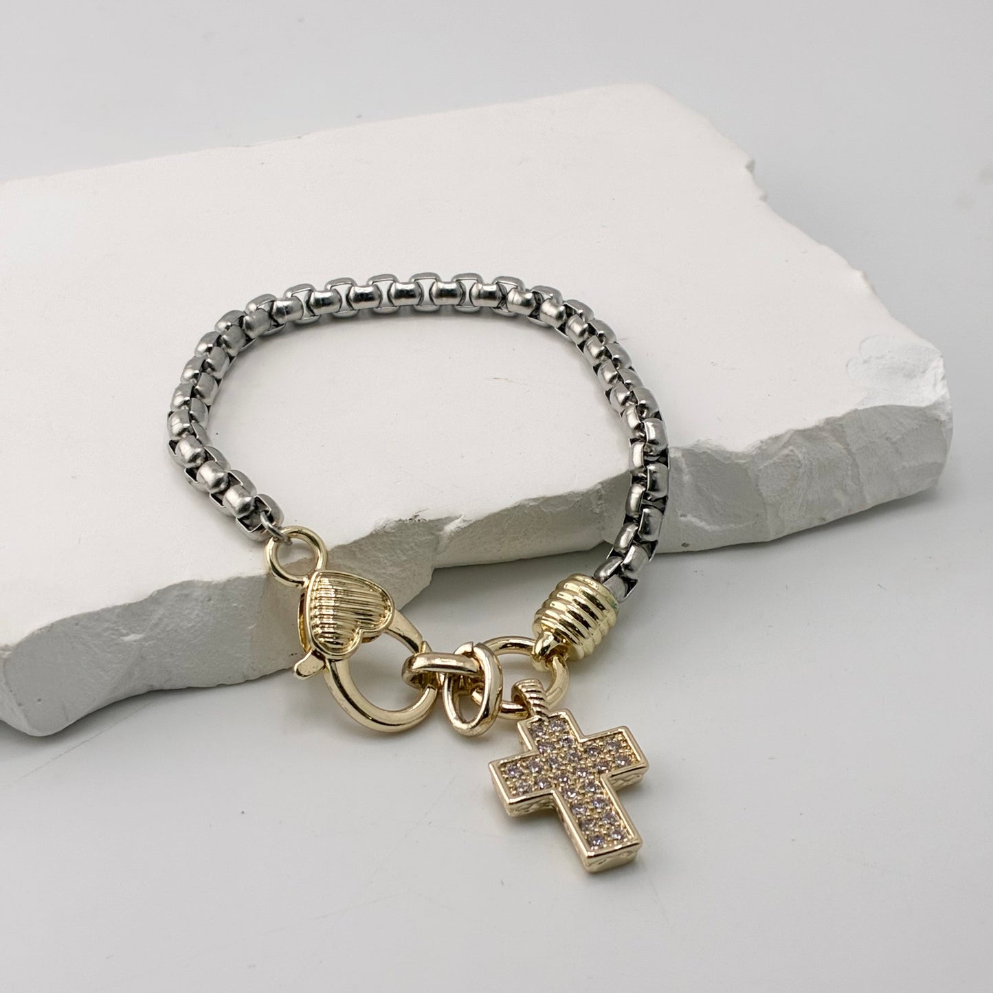 Daniela cross bracelet