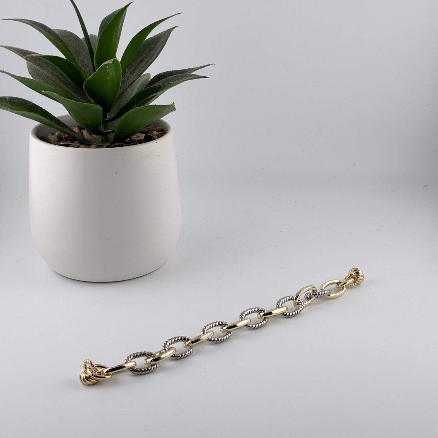 Forever eslabon bracelet