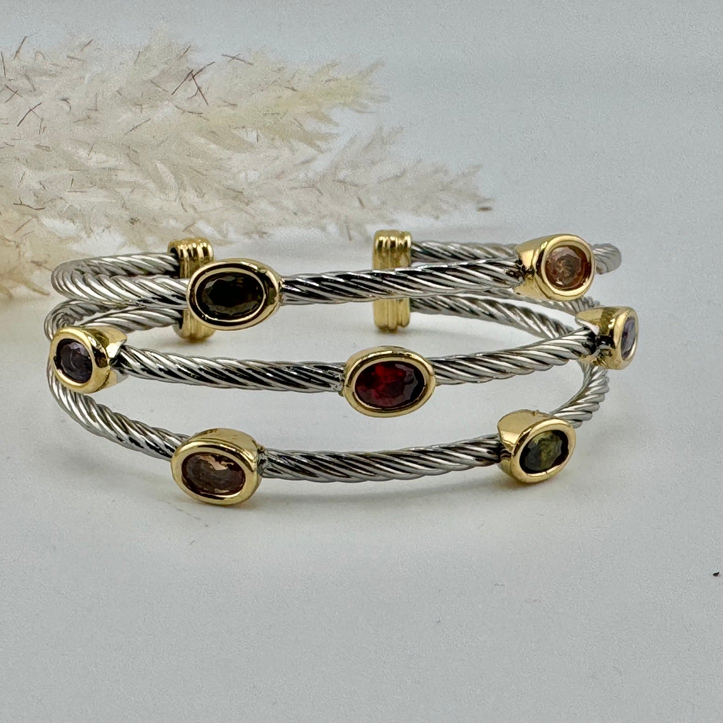 Camelia multi bracelet