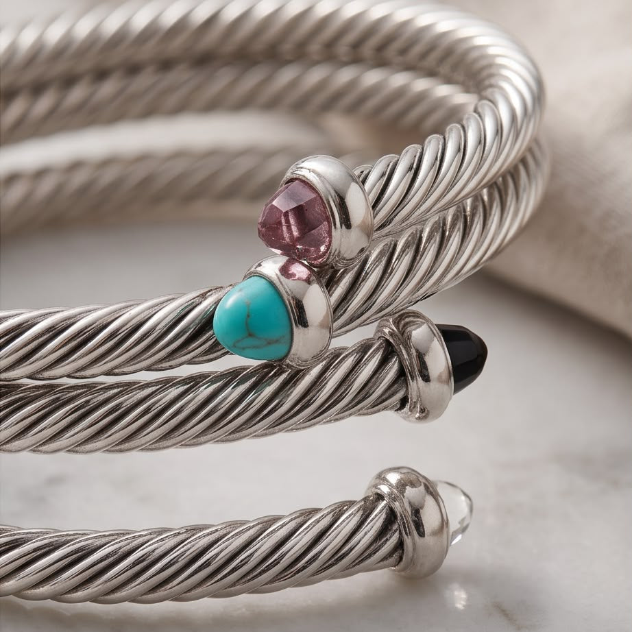 Aimara silver bracelet