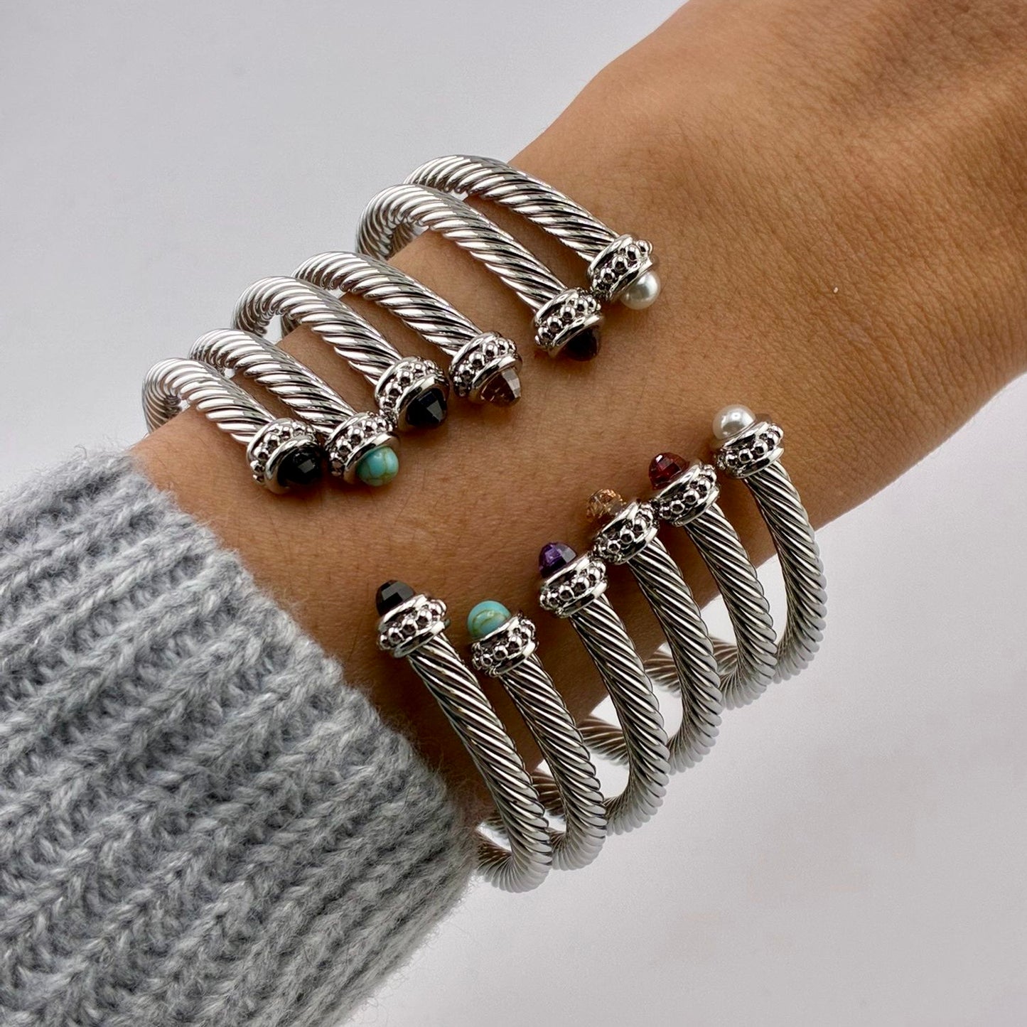 Aimara silver bracelet