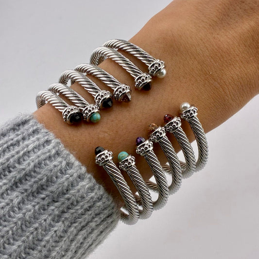 Aimara silver bracelet