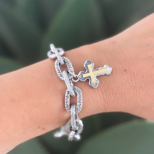 Italia cross bracelet