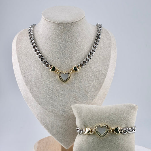 Luciana heart set