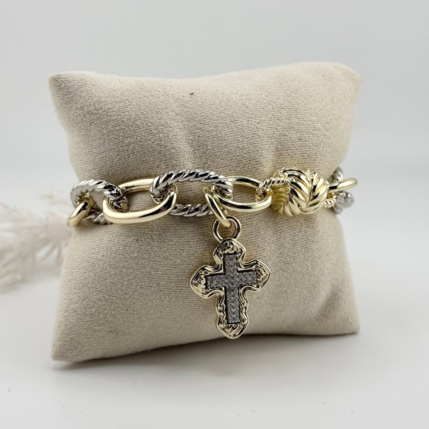 Celin cross bracelet