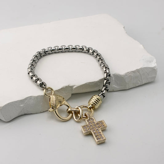Daniela cross bracelet