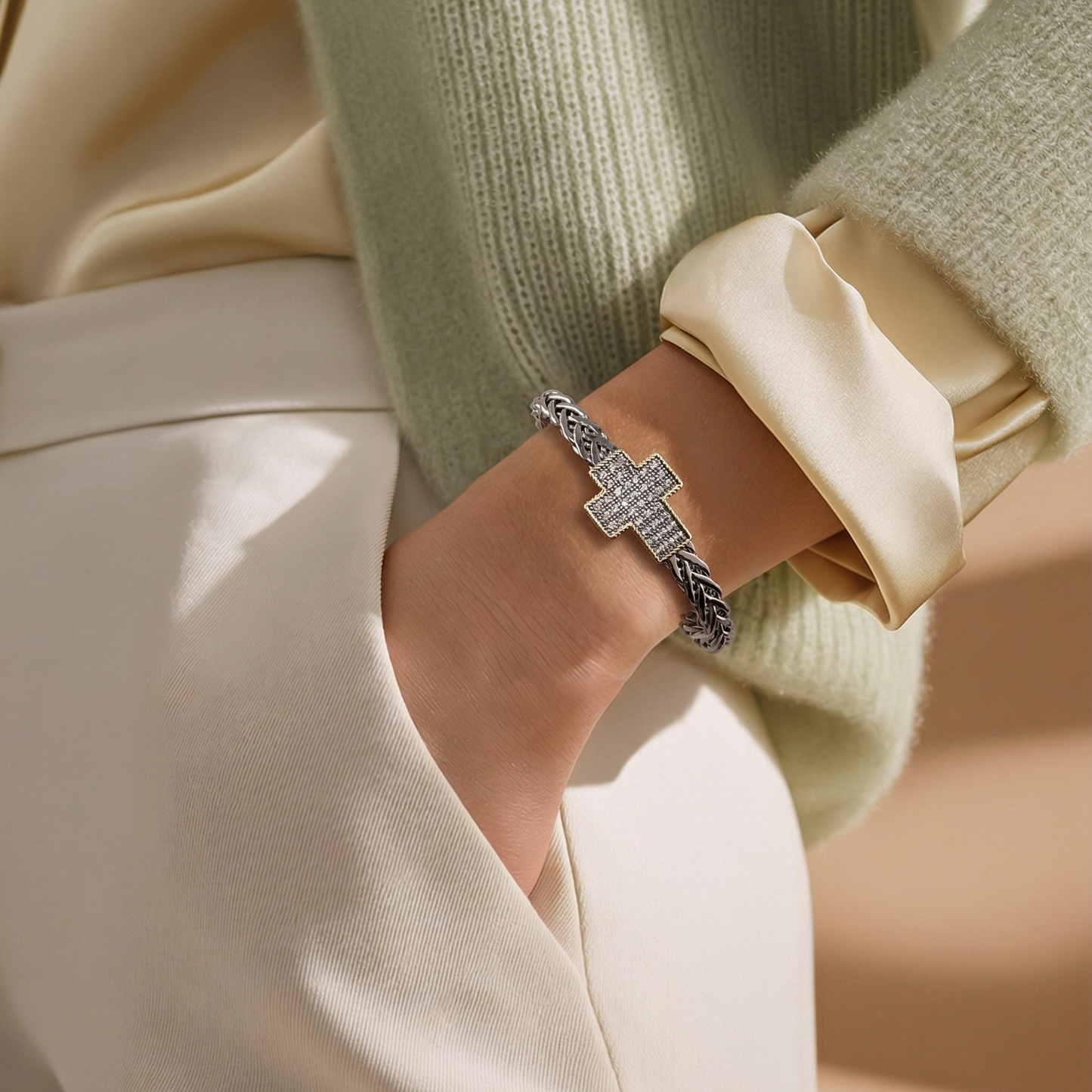 Amanda cross bracelets