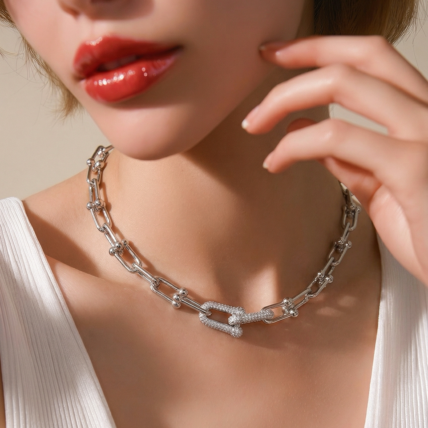 Teresa silver chain