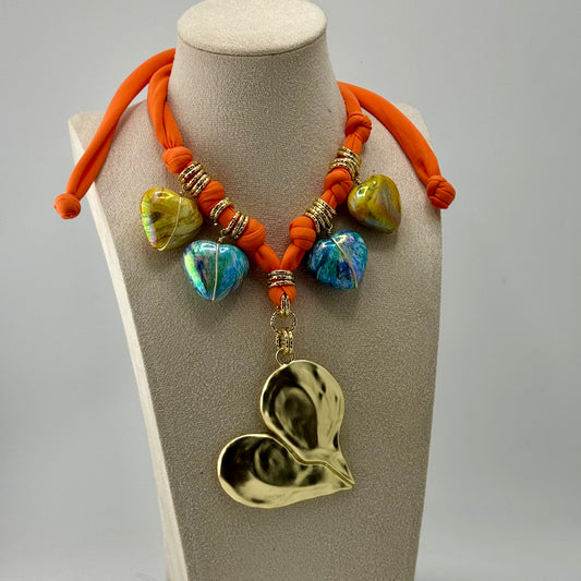 Ame heart necklace