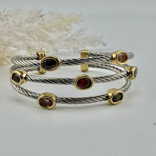 Camelia multi bracelet